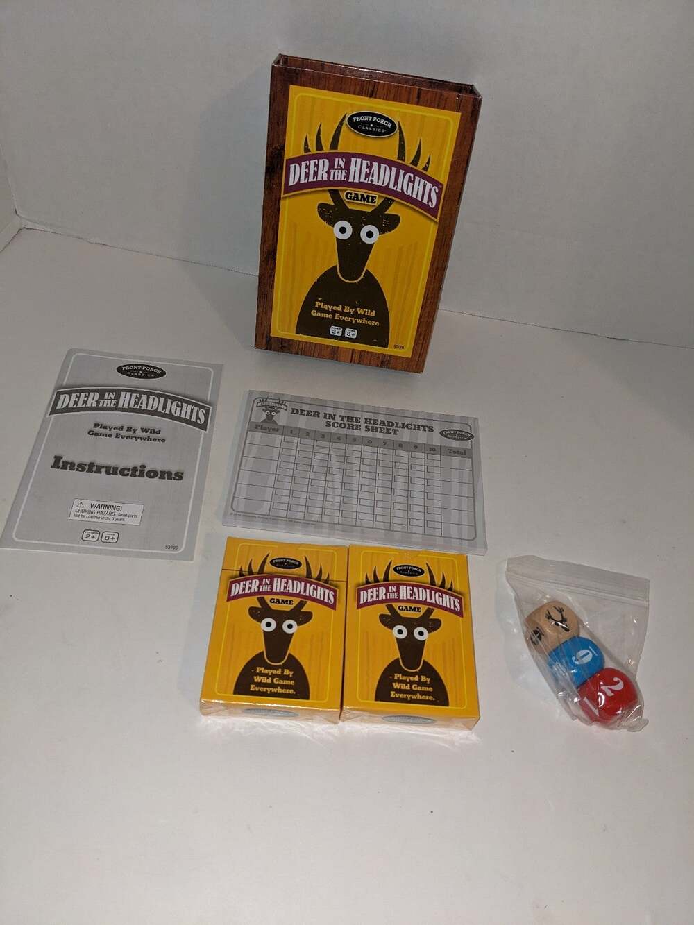 Deer In The Headlights The Card & Dice Game Everywhere Cards sealed Wild Game